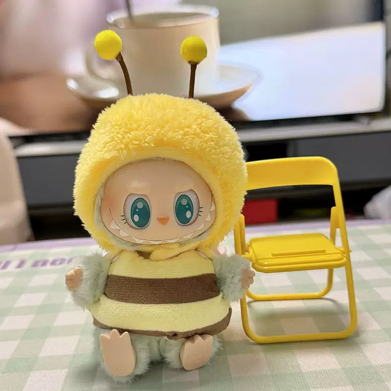 Labubu Clothing – Fluffy Bumblebee Sherling Costume